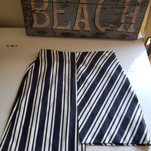 Xs Zara skirt - Navy blue / White